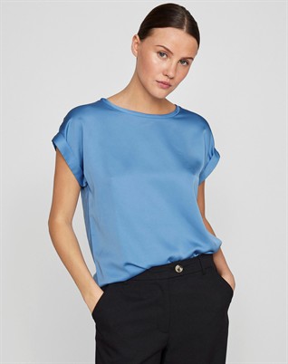 Ellette Satin Bluse